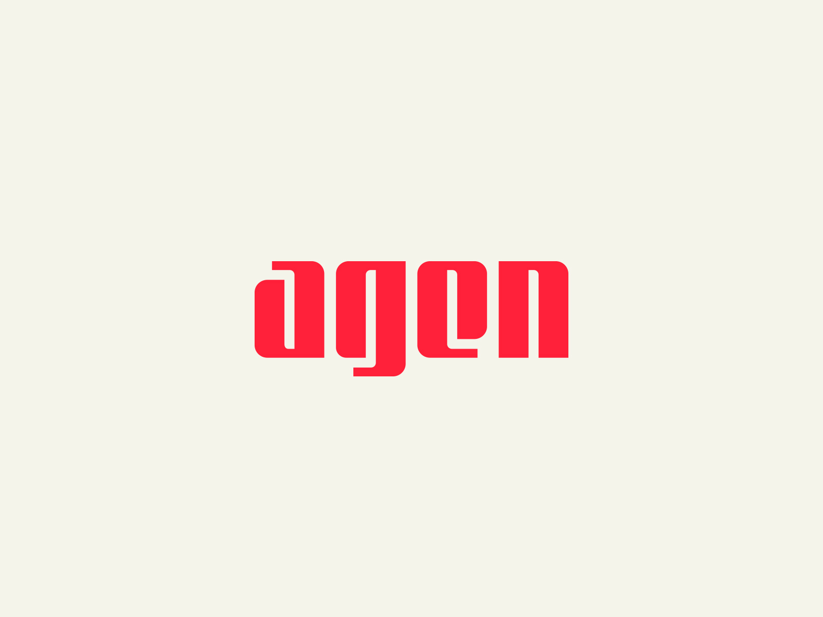 minimalistic logo agen