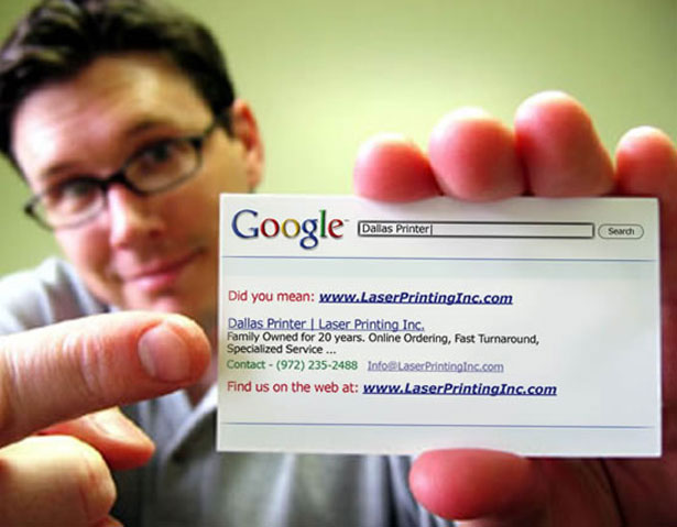 business card Ideas Google Card