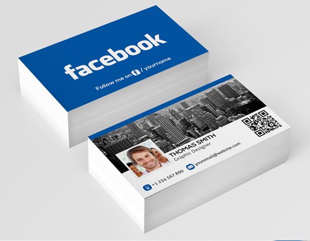 business card Ideas Facebook Card
