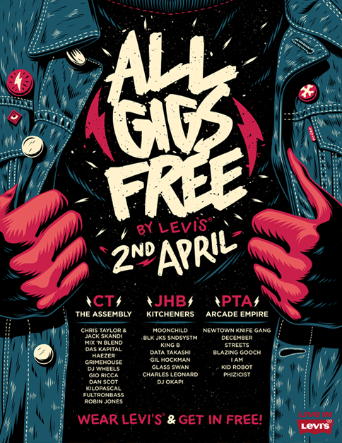 Art Poster Examples All Gigs Free: By Levi's Poster