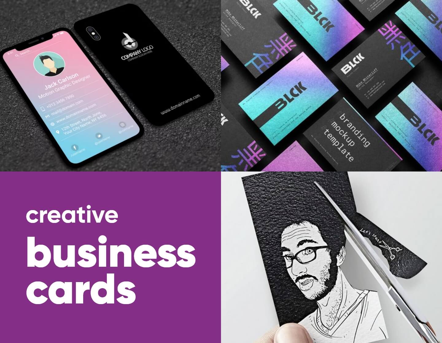 creative art business card