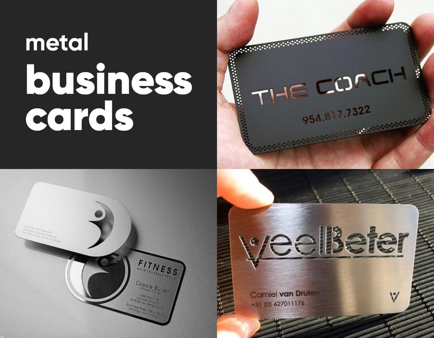 metal business cards