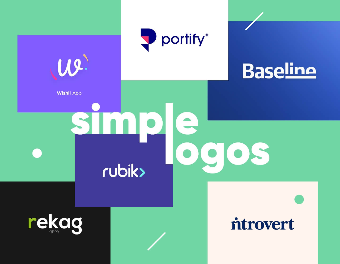 Simple logo examples