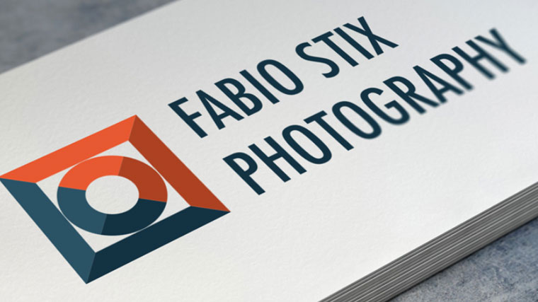 Clean and simple business card design for photographer
