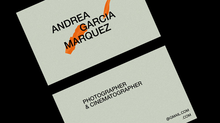 Modern Stylish business card for photo services