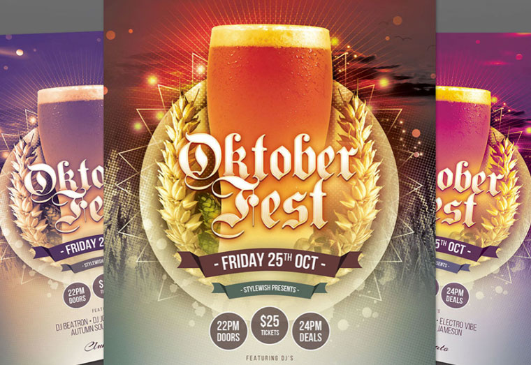 beer event flyer design example