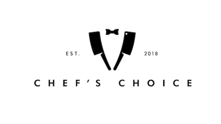 Classic restaurant logo design with black and white