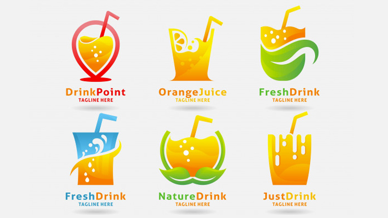 Fresh colorful bar logo design