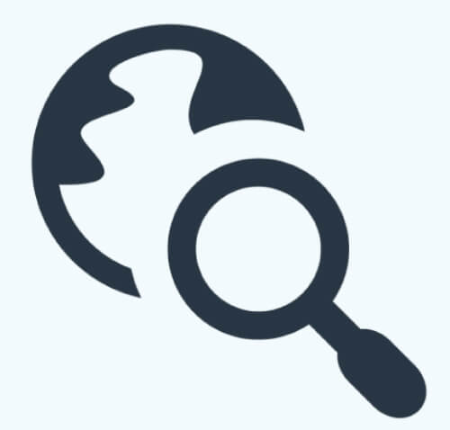 Free Icon Global Search Glyph Style