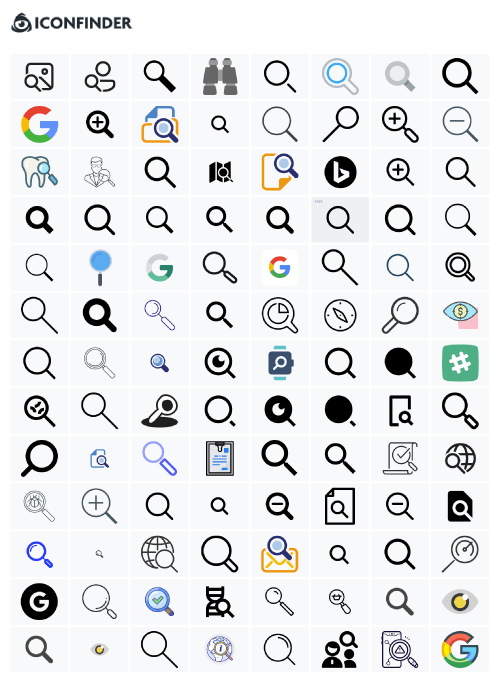 Iconfinder OpenSource icons for searching