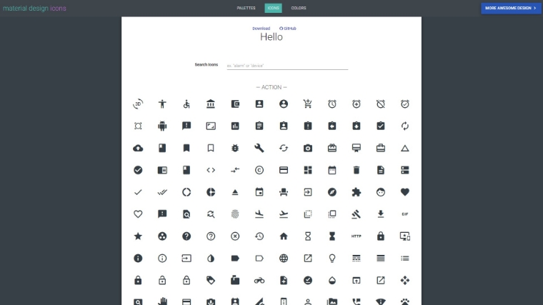 Free Material user interface Icons by MaterialPallete.com