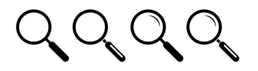 Magnifying Glass Icons Free Set