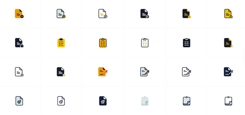 Free document icons pack
