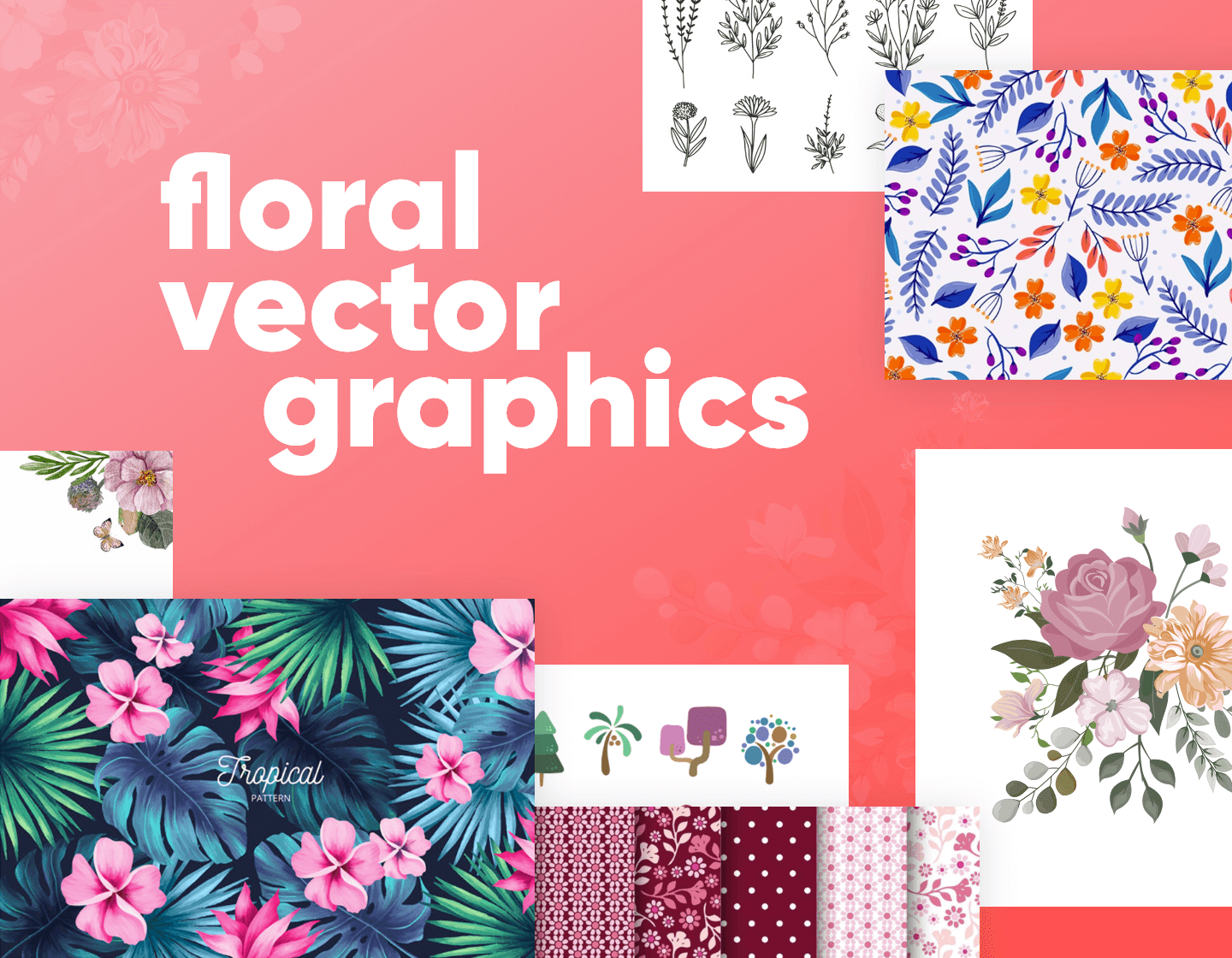 Free Floral Vector Graphics That Will Add Flavour To Your Designs