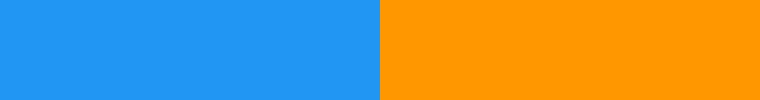 Color Combination - Blue & Orange Color
