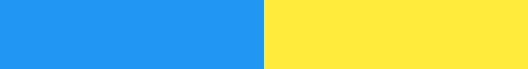 Color Combination - Blue & Yellow Color