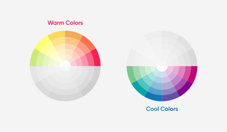 Color Combination - Warm and Cool Colors Combinations