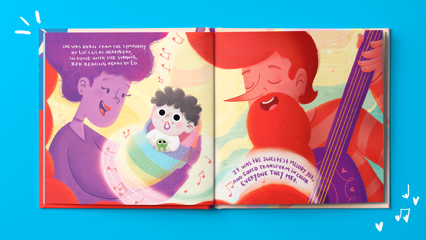 A Color Named Love Childrens Book Illustrations
