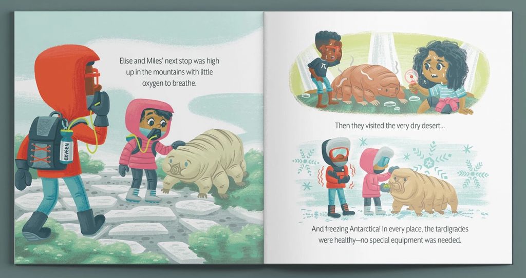 Cute child book illustrations from Elise & Miles Shrink