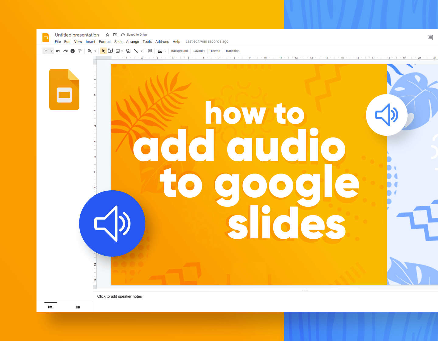 How Do You Add Audio To Google Slides On Ipad