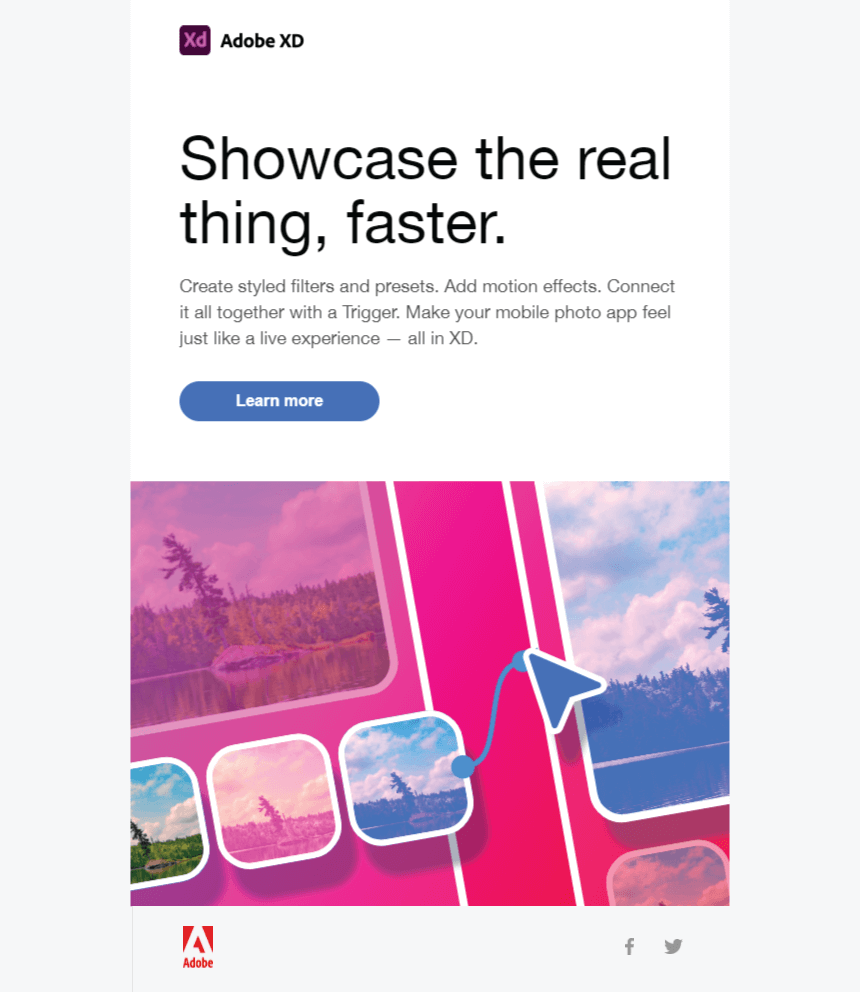 Adobe XD: Real-Life Email Blast Example 14