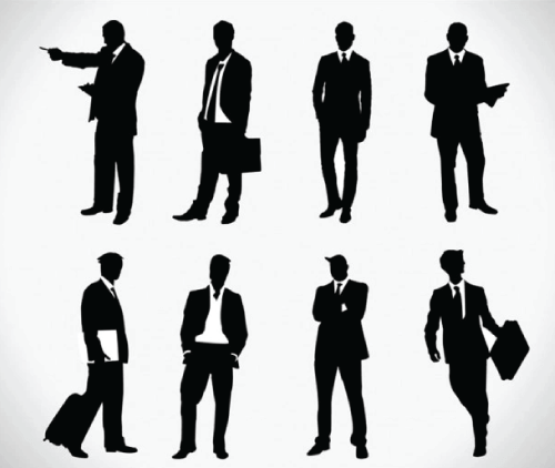 8 Corporate Free Silhouette Character Concepts