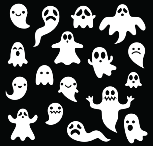 18 Free Cute Ghost Silhouettes