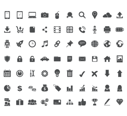 70 Multi-Purpose Free Outlined Icons