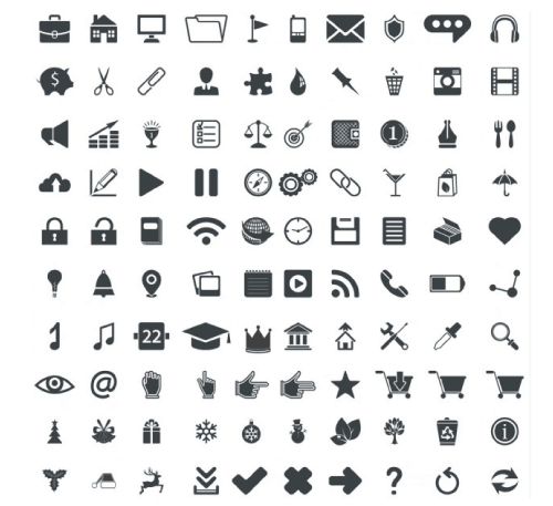 100 Multi-Purpose Free Outlined Icons