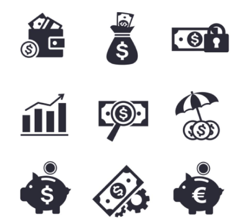 9 Free Savings-Themed Outlined Vector Icons 