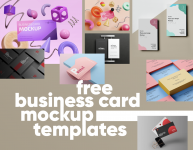 Free Business Card Mockup Templates
