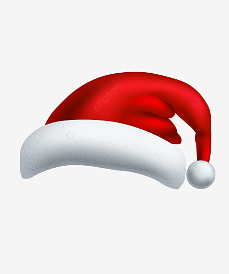 Christmas Hat PNG Transparent Photographic and Clipart Images 01