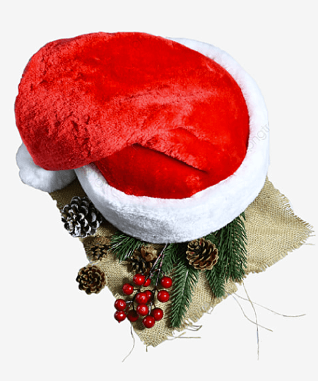 Christmas Hat PNG Transparent Photographic and Clipart Images 02
