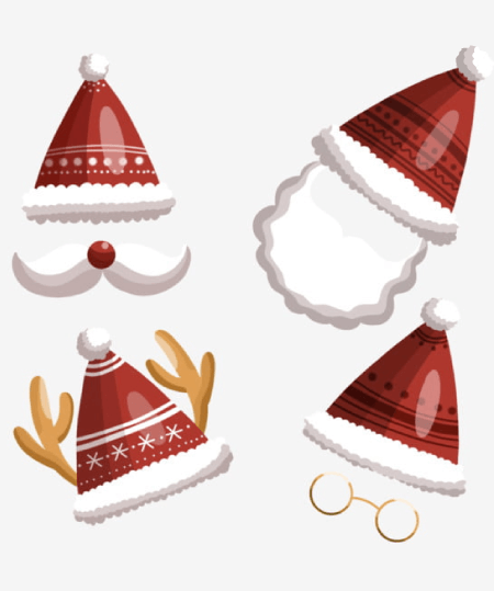 Christmas Hat PNG Transparent Photographic and Clipart Images 34