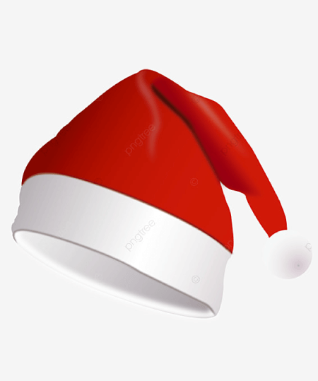 Christmas Hat PNG Transparent Photographic and Clipart Images 04