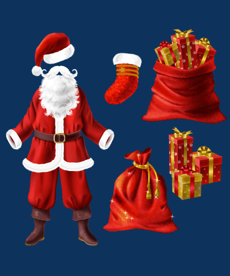 Christmas Hat PNG Transparent Photographic and Clipart Images 40