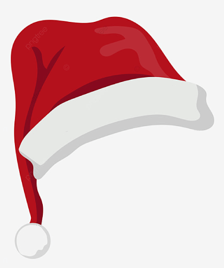 Christmas Hat PNG Transparent Photographic and Clipart Images 05