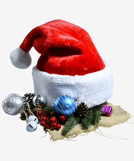 Christmas Hat PNG Transparent Photographic and Clipart Images 06