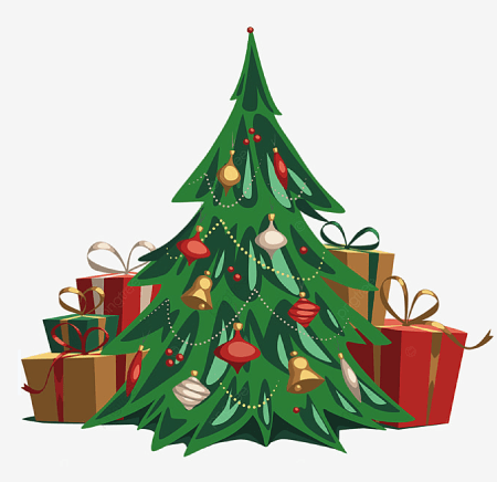 Free Christmas Tree PNG 01