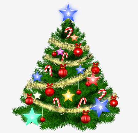 Download Festive Christmas Tree Decoration PNG Online - Creative