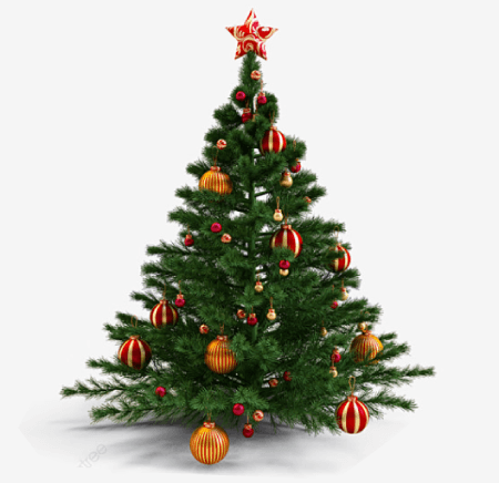 Free Christmas Tree PNG 08