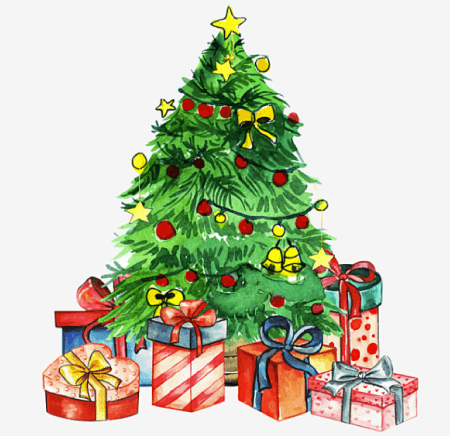 Free Christmas Tree PNG 09