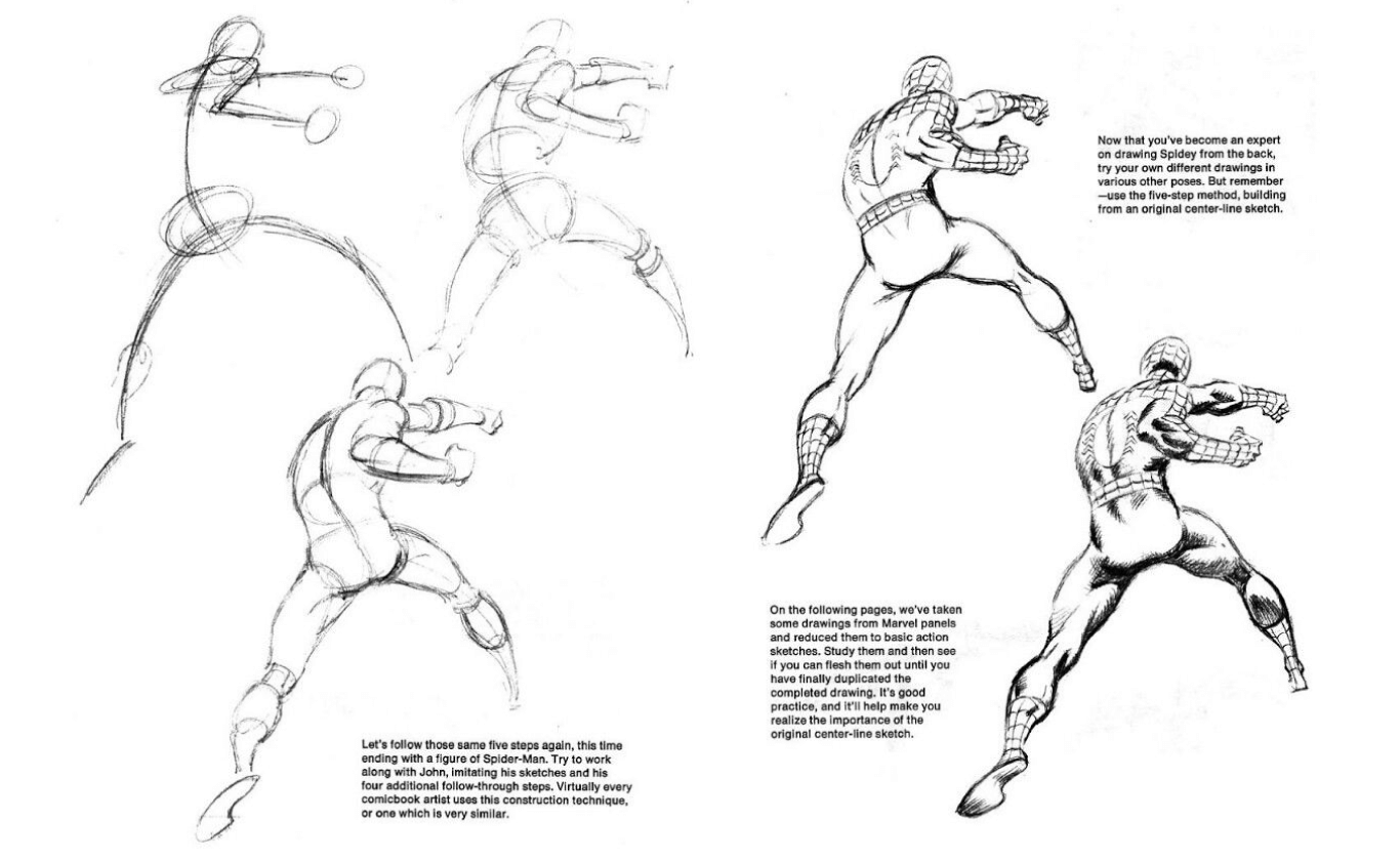 Character Design Tips: How to Draw Comics the Marvel Way by Stan Lee and John Buscema