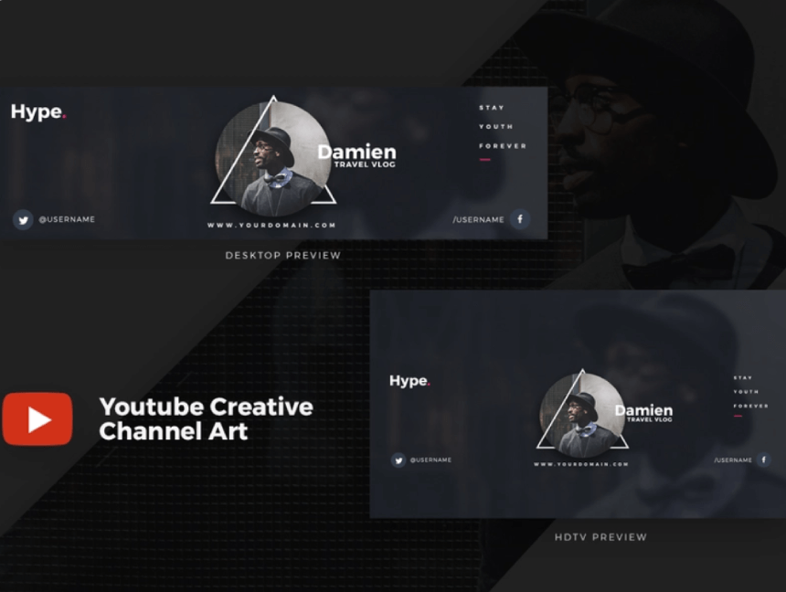 YouTube Banners Design 04