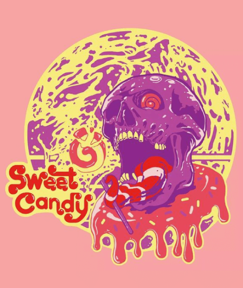 Concept T-Shirt Design Ideas 1: Sweet Candy by Benuaisya on Instagram