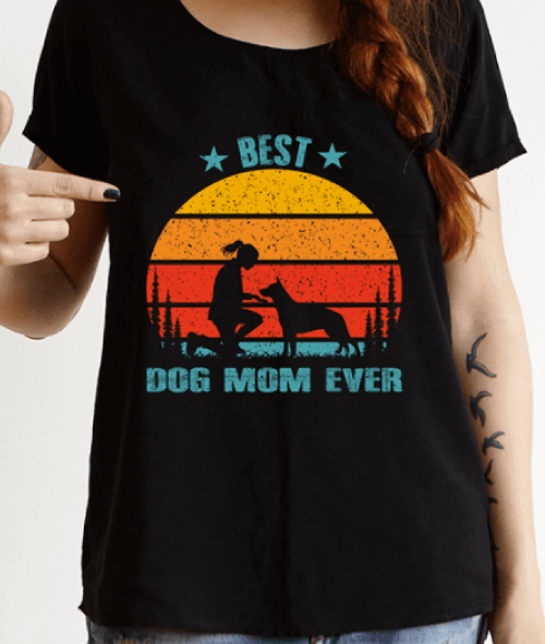 Concept T-Shirt Design Ideas 19: Dog Mom by Md. Aminul Islam Ranju on Behance