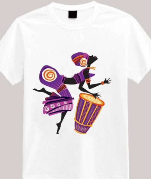 Other Creative T-Shirt Design Inspiration 2: African Girl T-Shirt Illustration Design by Seniorman on Instagram