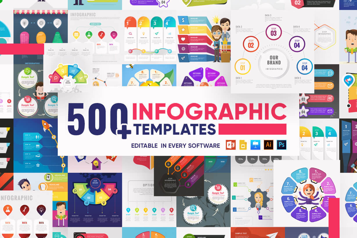 Ultimate Infographic Template Collection - Mega Bundle by Graphic Mama