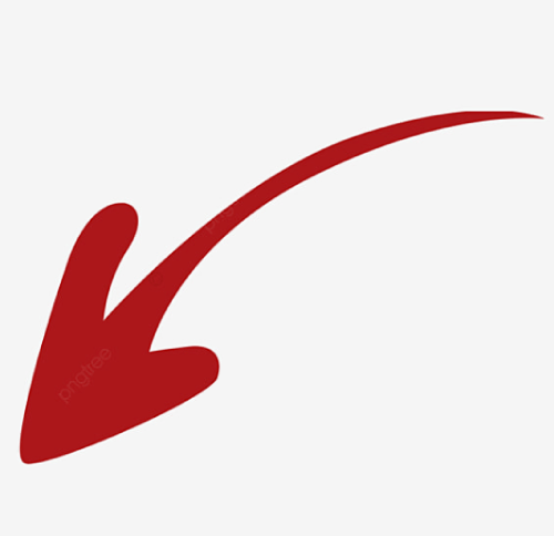 Red Hand-Drawn Arrow Chart Free PNG
