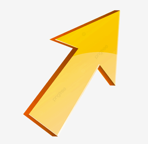 Yellow Up Arrows Free PNG 